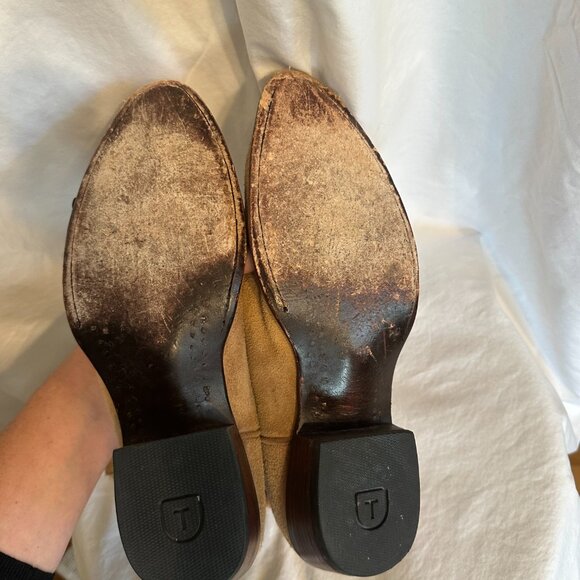 Tecovas Sand Suede Western Boots - Picture 8 of 8